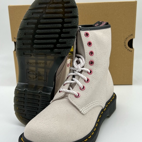 Dr. Martens Women's 1460 Bejeweled Lace-Up Boots - White NWB - Picture 5 of 10